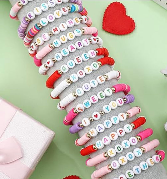 RANDOM Valentine Friendship Bracelet (1 bracelet)