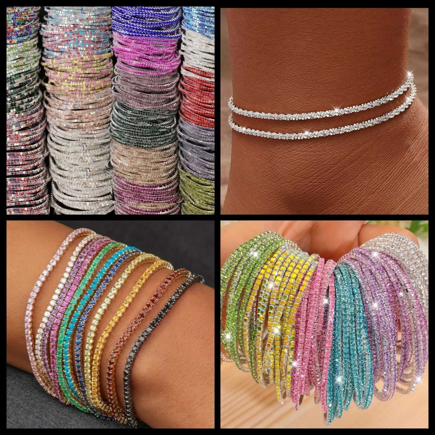 Random Rhinestone Bracelet/Anklet