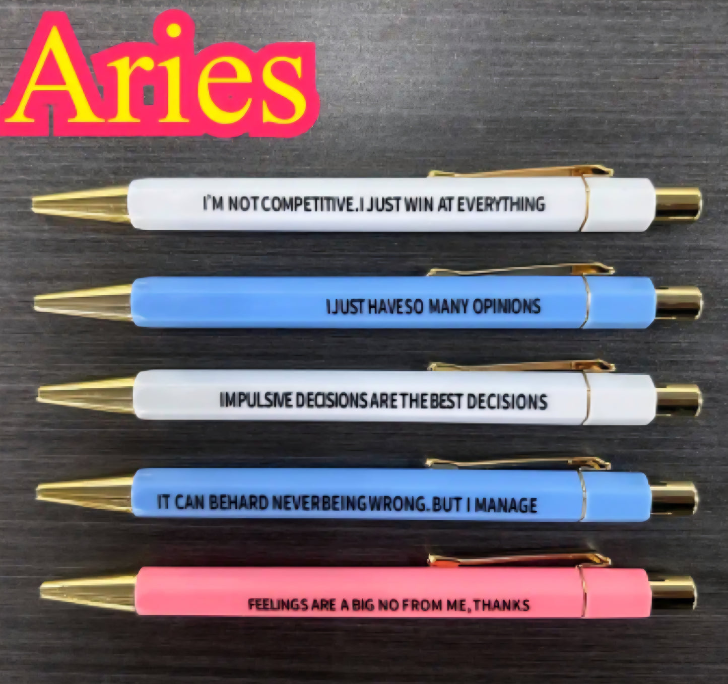 PREORDER Consellation 5 Pack Ball Point Pen Set
