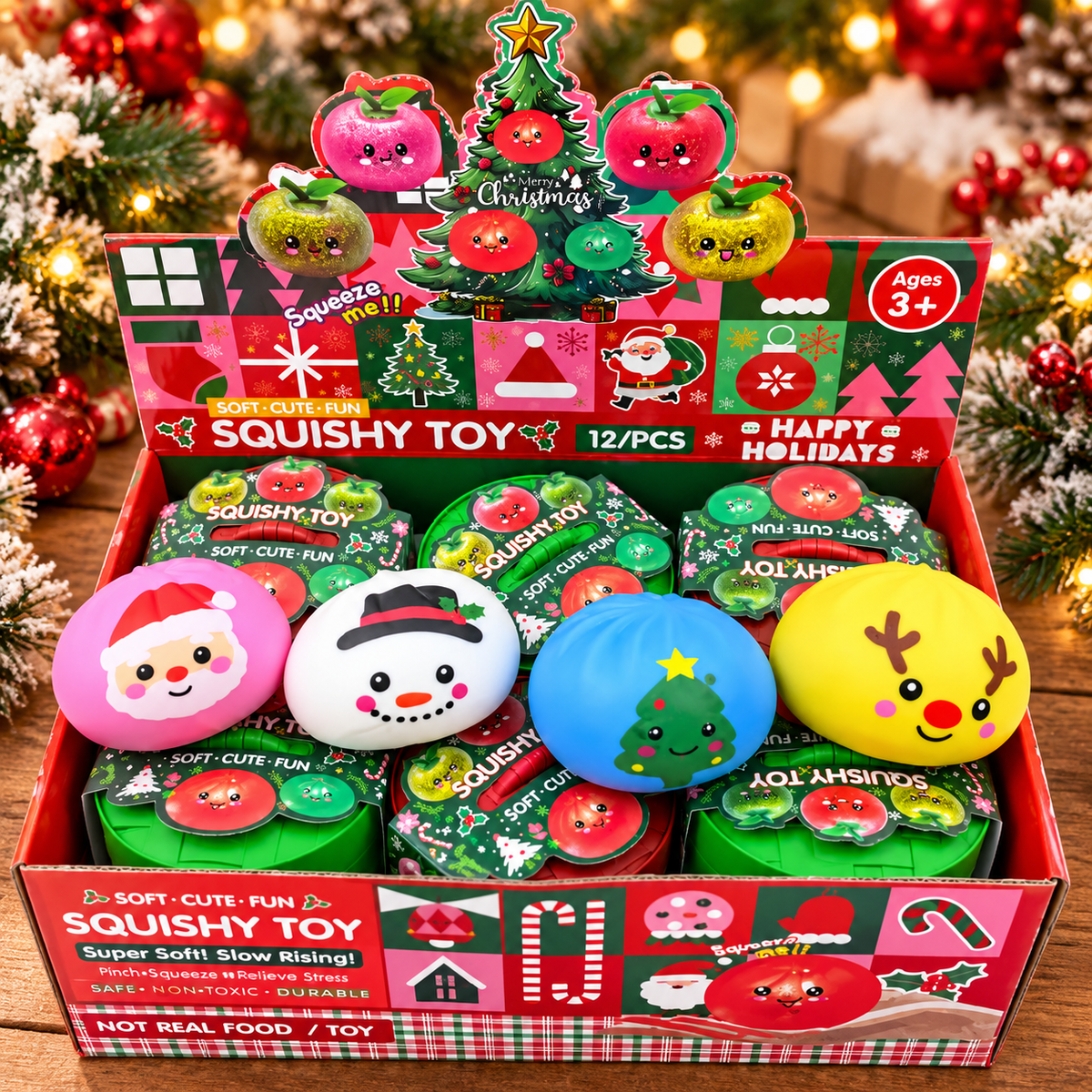 Mystery Christmas Dumpling Flour Squishy