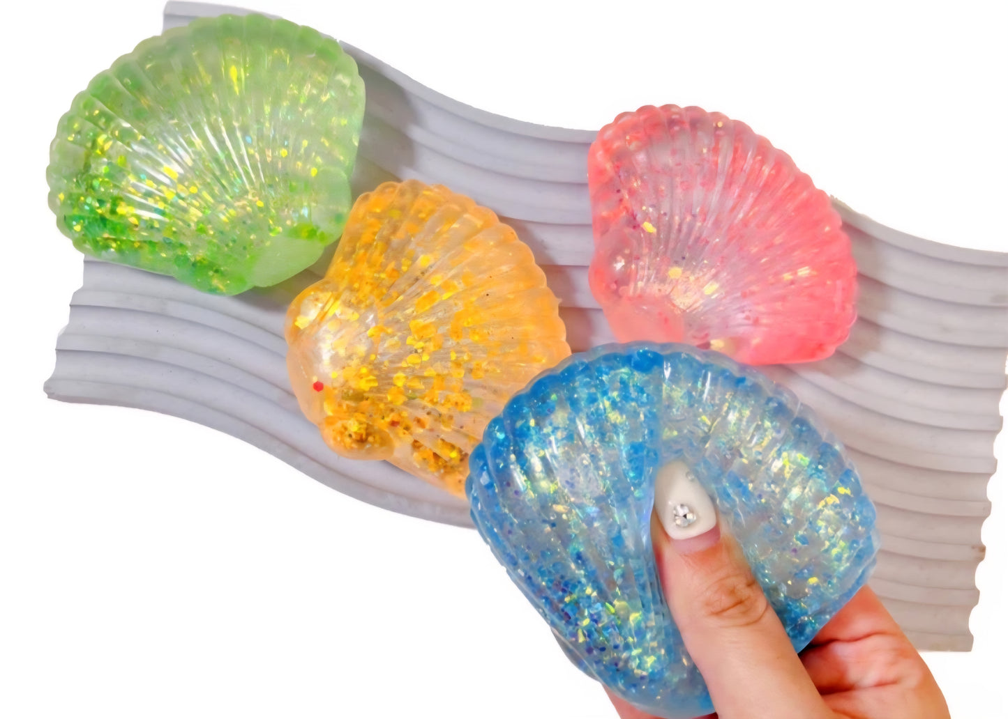 PREORDER Viral Mystery Seashell Maltose Glitter Squishy