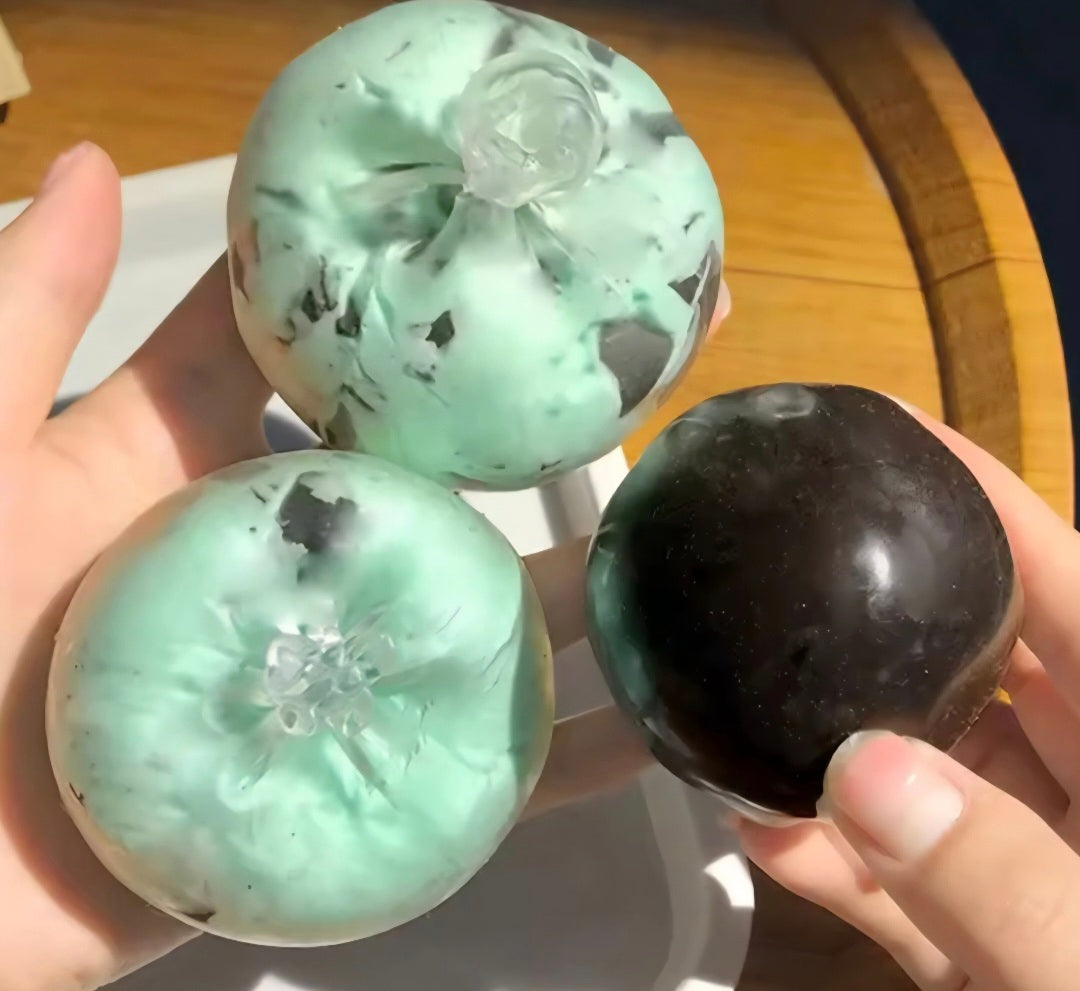 Viral Mystery Wax Crackle Chocolate Ball Squishy