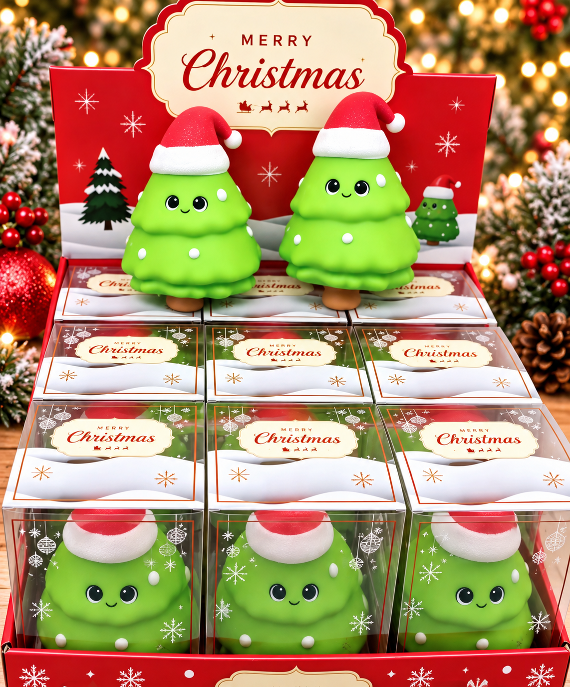 Jumbo Christmas Tree TPR Flour Squishy