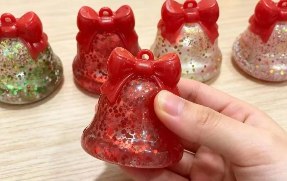 Mystery Christmas Bell Glitter Maltose Squishy