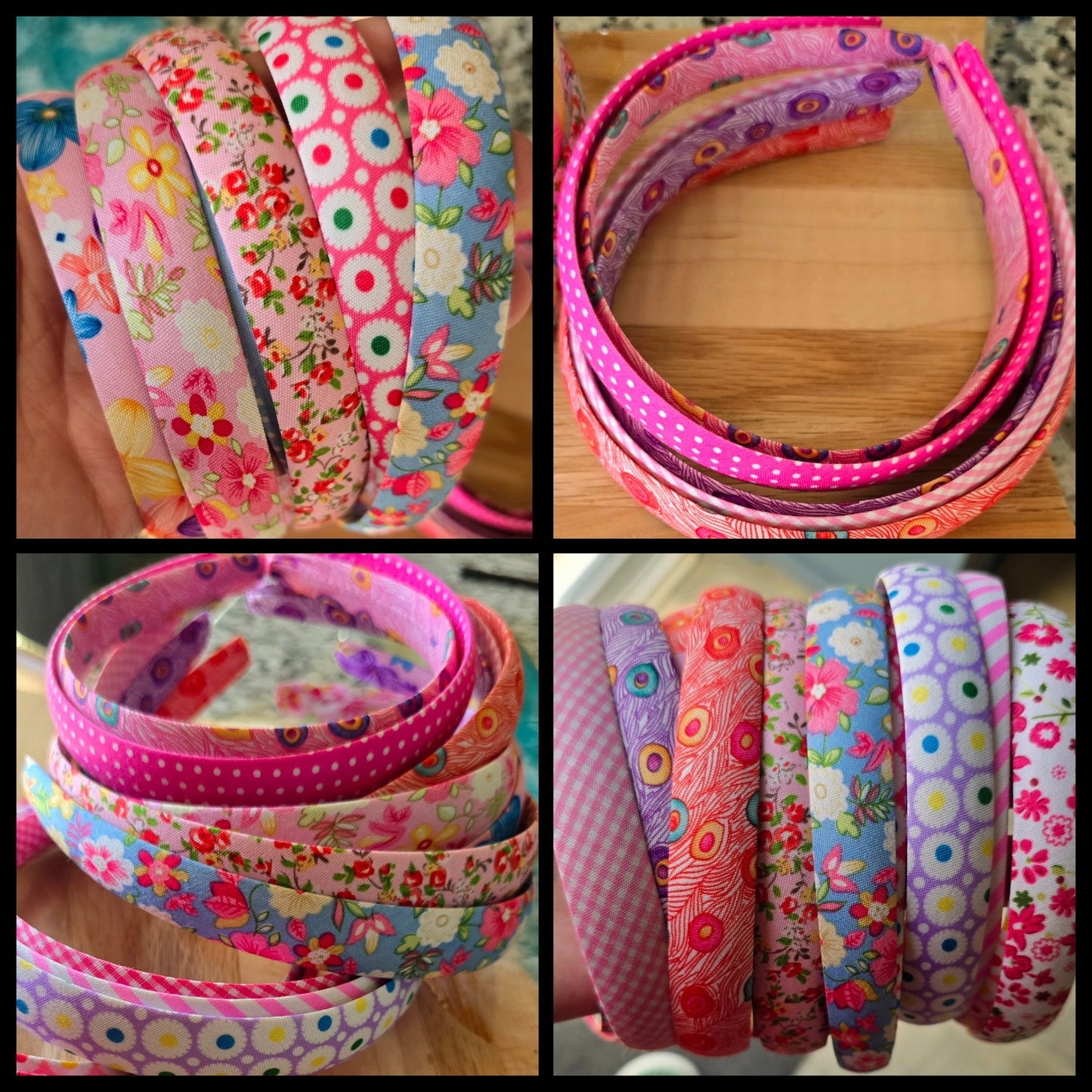 Random Floral Thick Headbands