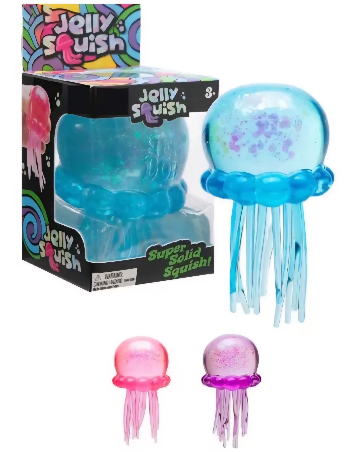 Viral Mystery Jelly Squish Glitter Squishy (No Logo On Box)