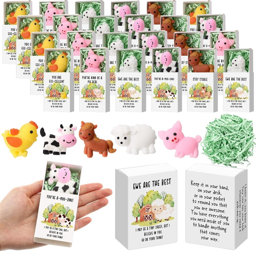 Mystery Farm Animal Gift Set Squishy
