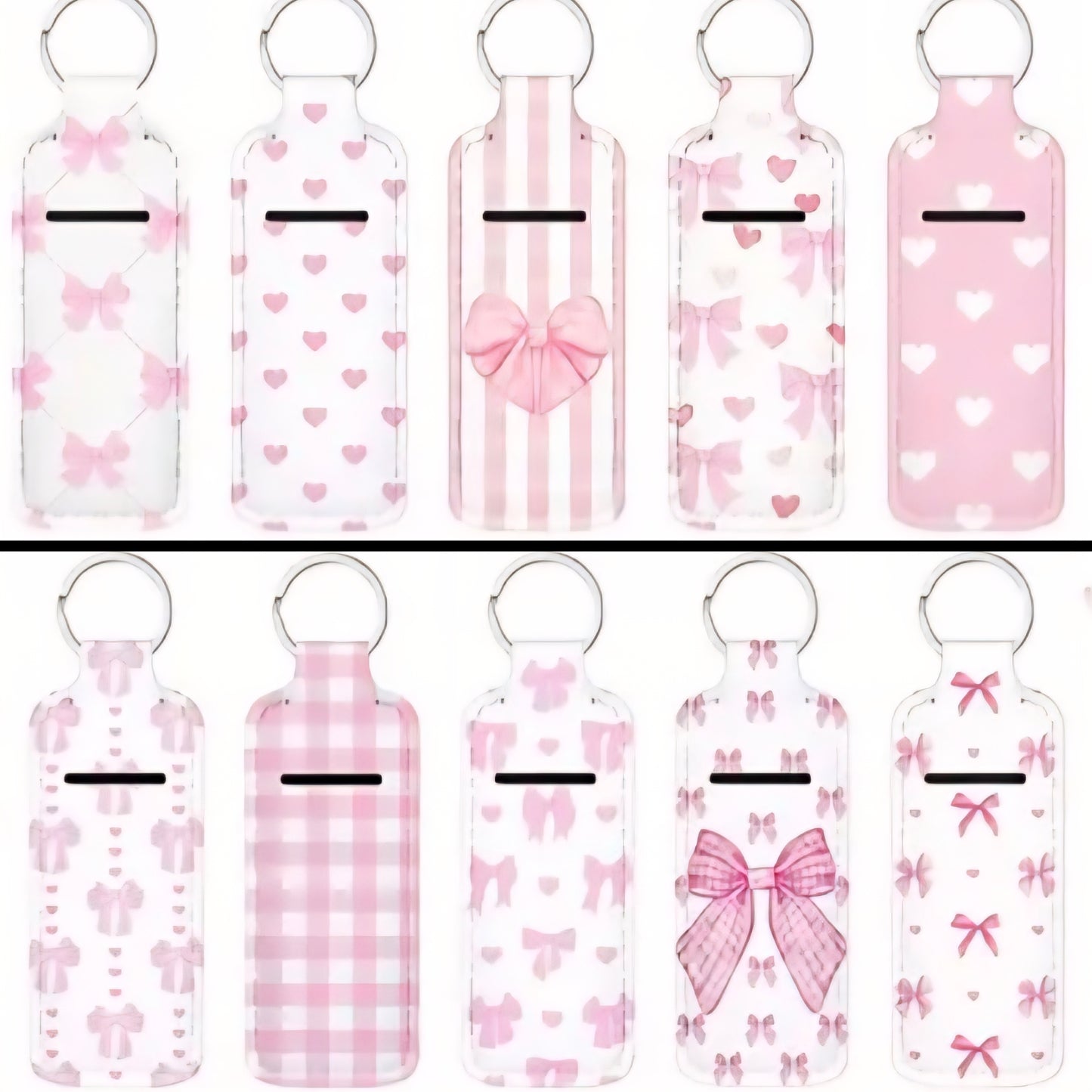 Valentine Bow Heart Chapstick Holder