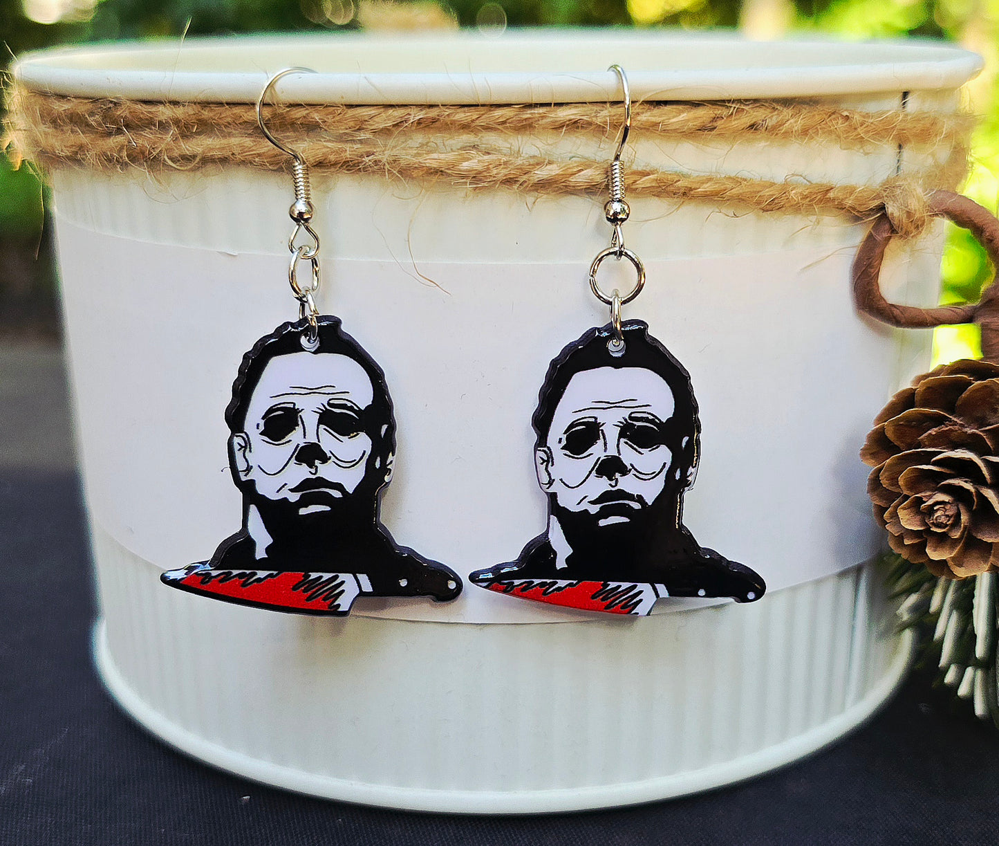 HALLOWEEN Mike Acrylic Dangle Earrings