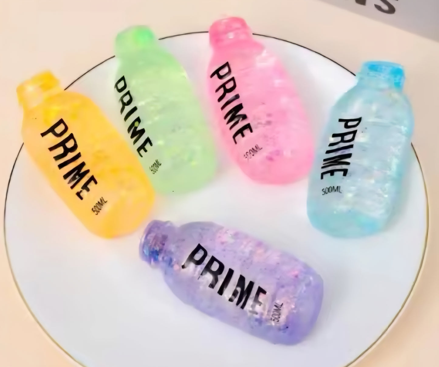 Viral Mystery Prime Drink Glitter Squishy