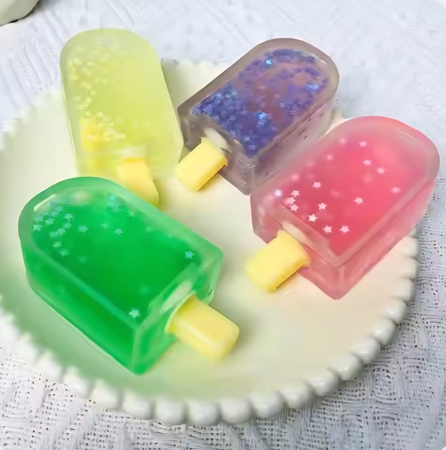 Viral Mystery Glitter Star Popsicle Squishy