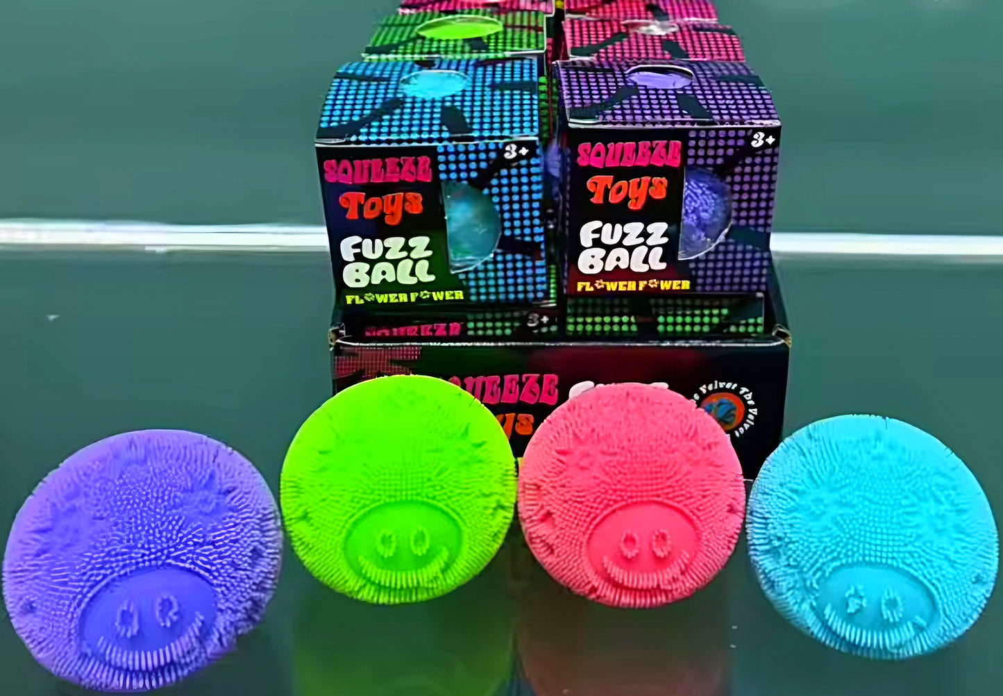 Mystery Flower Power Fuzz Ball Maltose Squishy