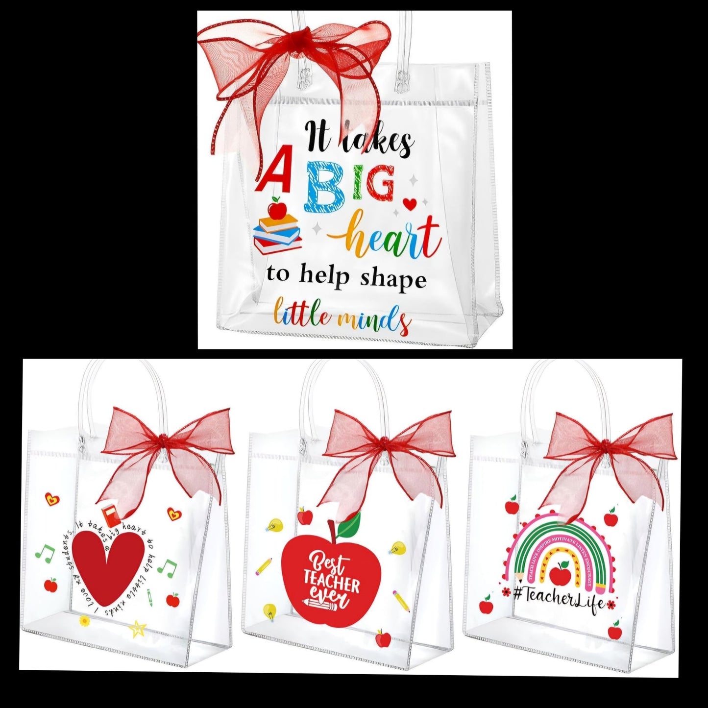 Teacher Life Clear PVC Bag