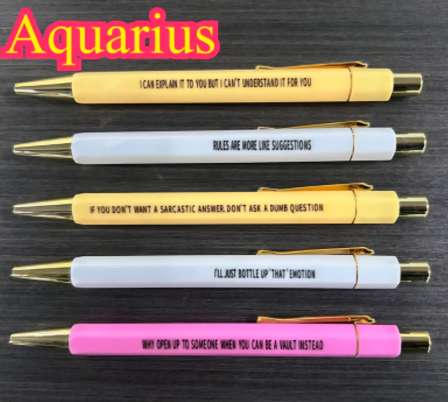 PREORDER Consellation 5 Pack Ball Point Pen Set