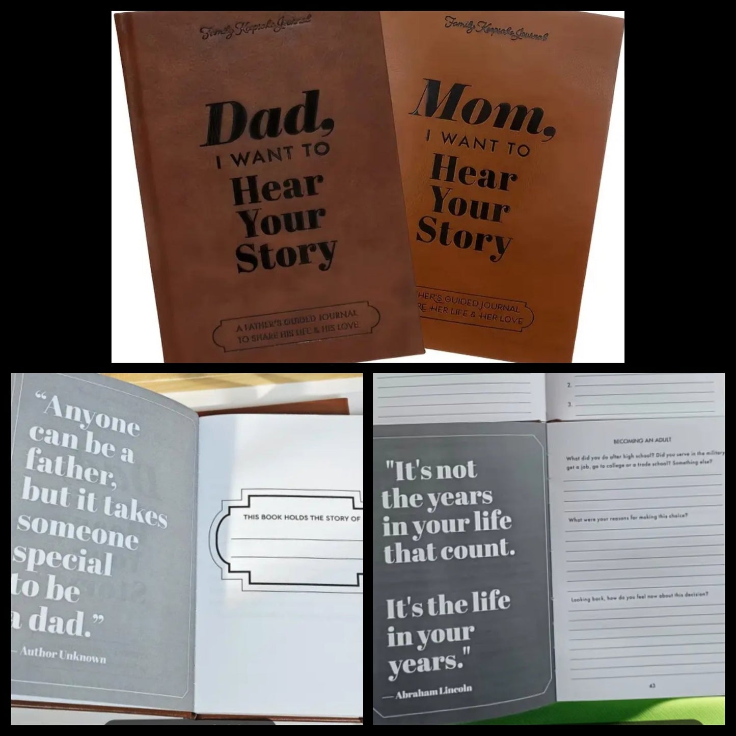 PREORDER MOTHERS DAY/FATHERS DAY STORY JOURNALS