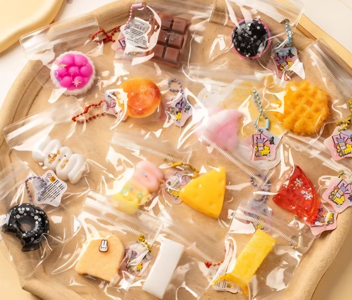 Viral Mystery Misc Mini Taba Keychain Squishy