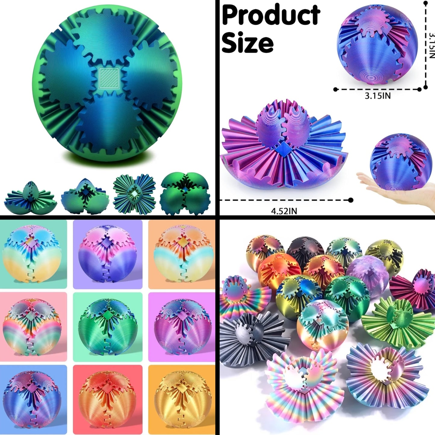 PREORDER Mystery 3D Printing Gear Fidget Ball