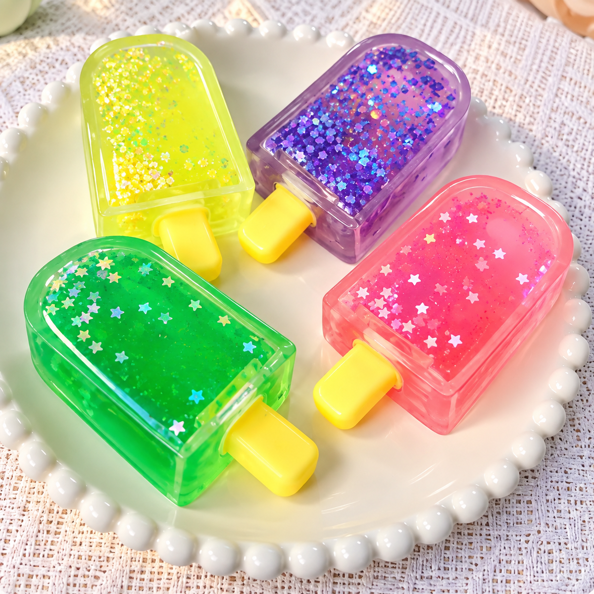 Mystery Glitter Star Popsicle Squishy