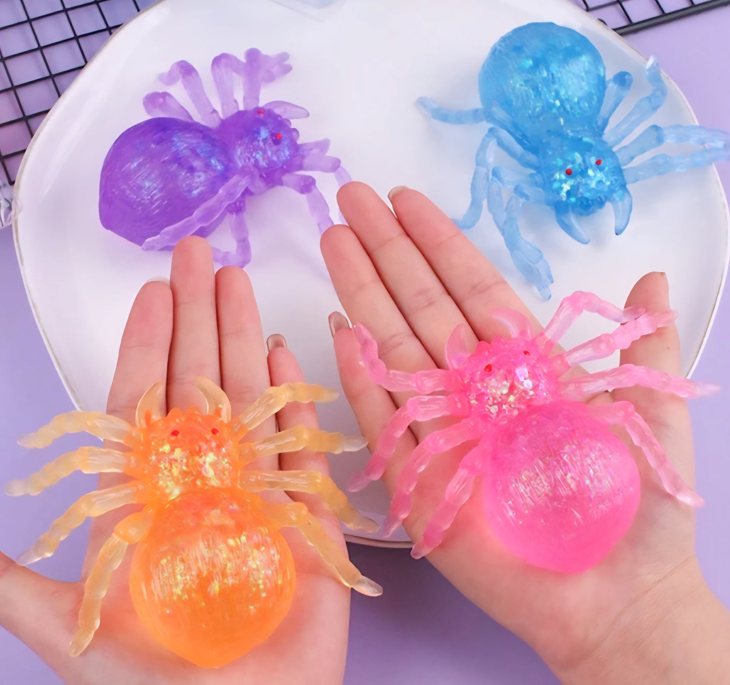 PREORDER Viral Mystery Spider Maltose Glitter Squishy