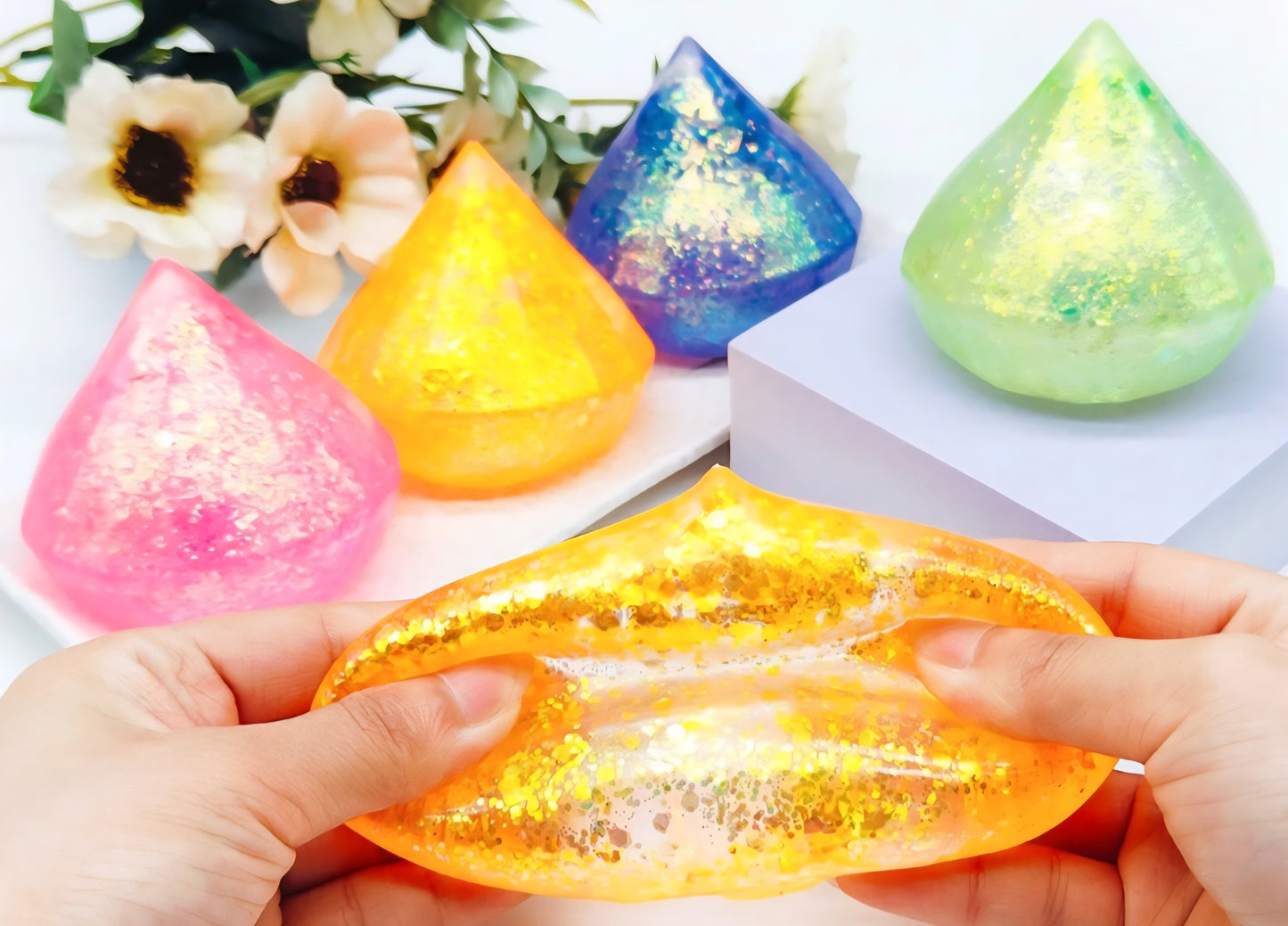 PREORDER Viral Mystery Diamond Maltose Glitter Squishy
