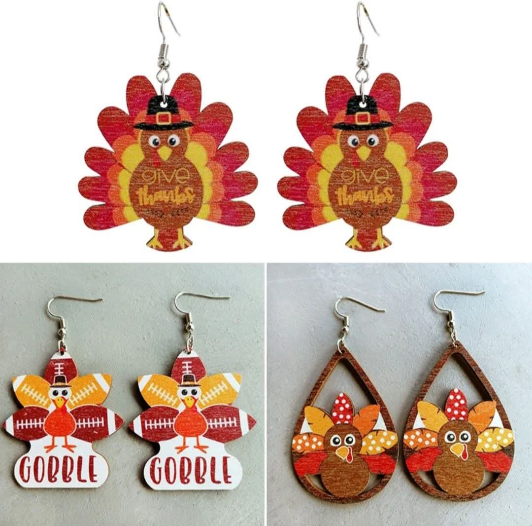 PREORDER Thanksgiving Dangle Earrings