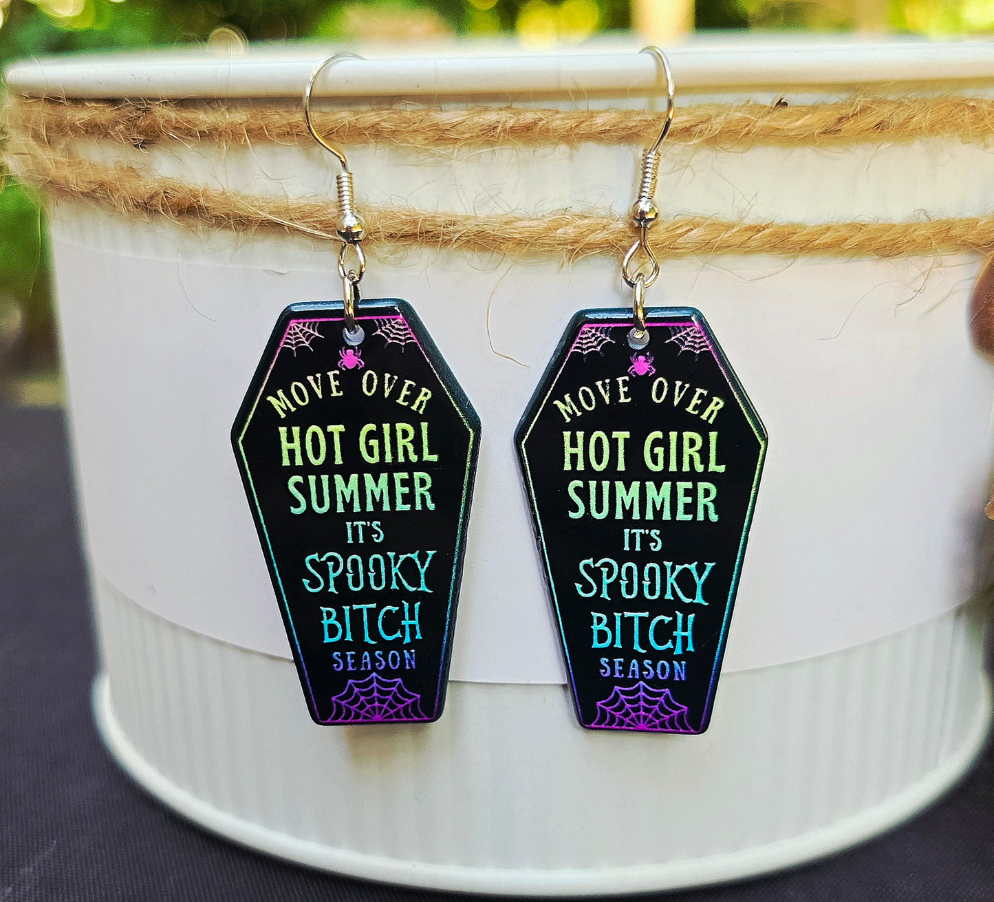 HALLOWEEN Hot Girl Summer Acrylic Dangle Earrings
