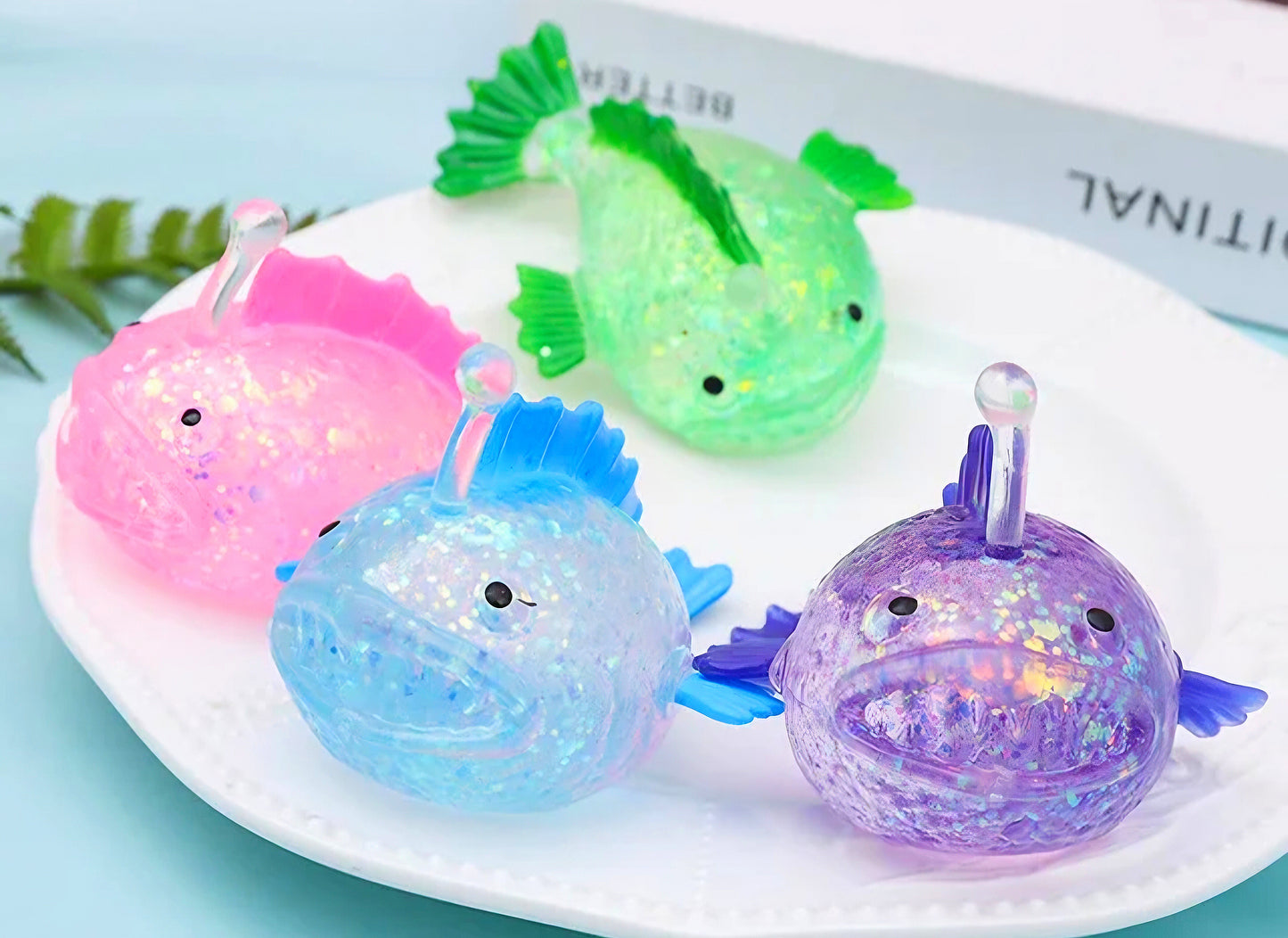 Mystery Lantern Fish Maltose Squishy