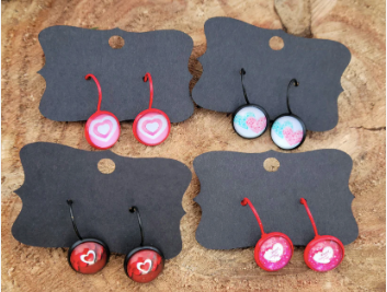RANDOM VALENTINE LIMITED EDITION DANGLE EARRINGS