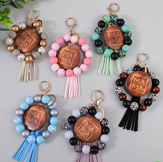 Random Mama Version #3 Wristlet Keychain