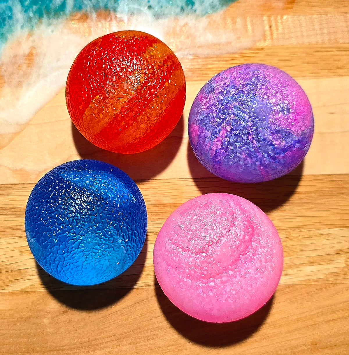Mystery Textured Swirl Ball Maltose Squishy