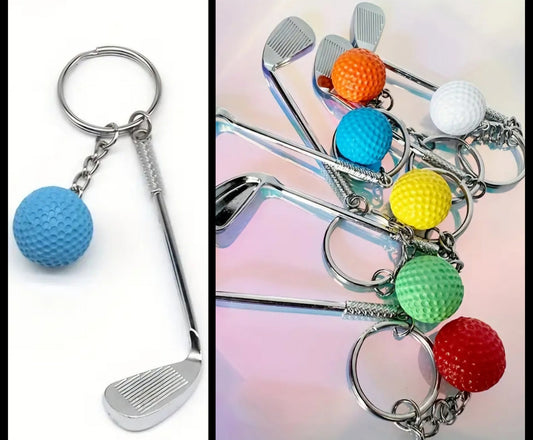 Random Fathers Day Golf Keychain