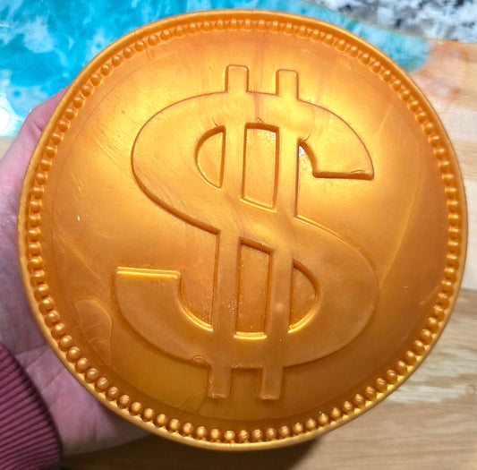 Jumbo Gold Coin Flour Squishy