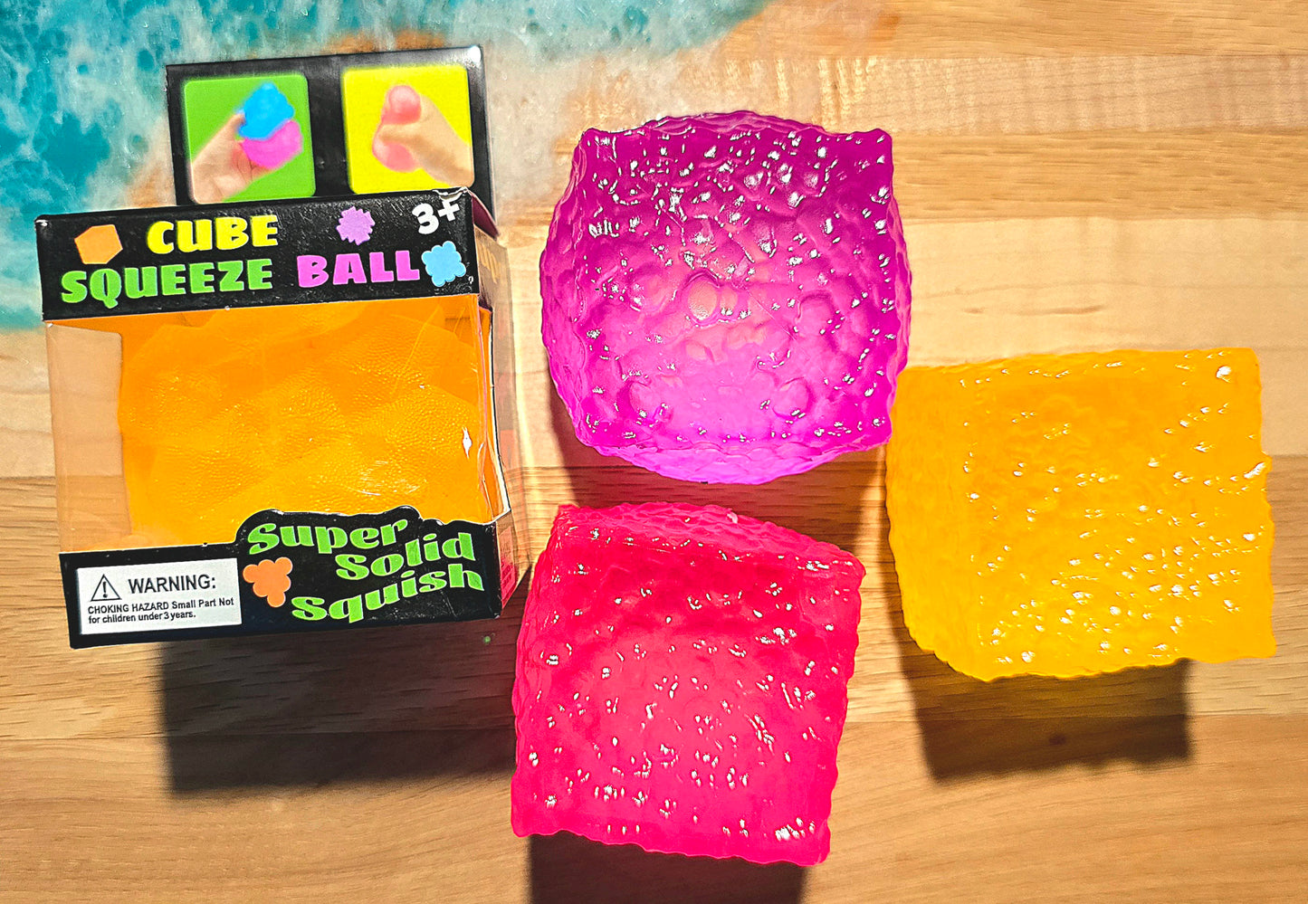 Mystery Textured Maltose Cube Squishy