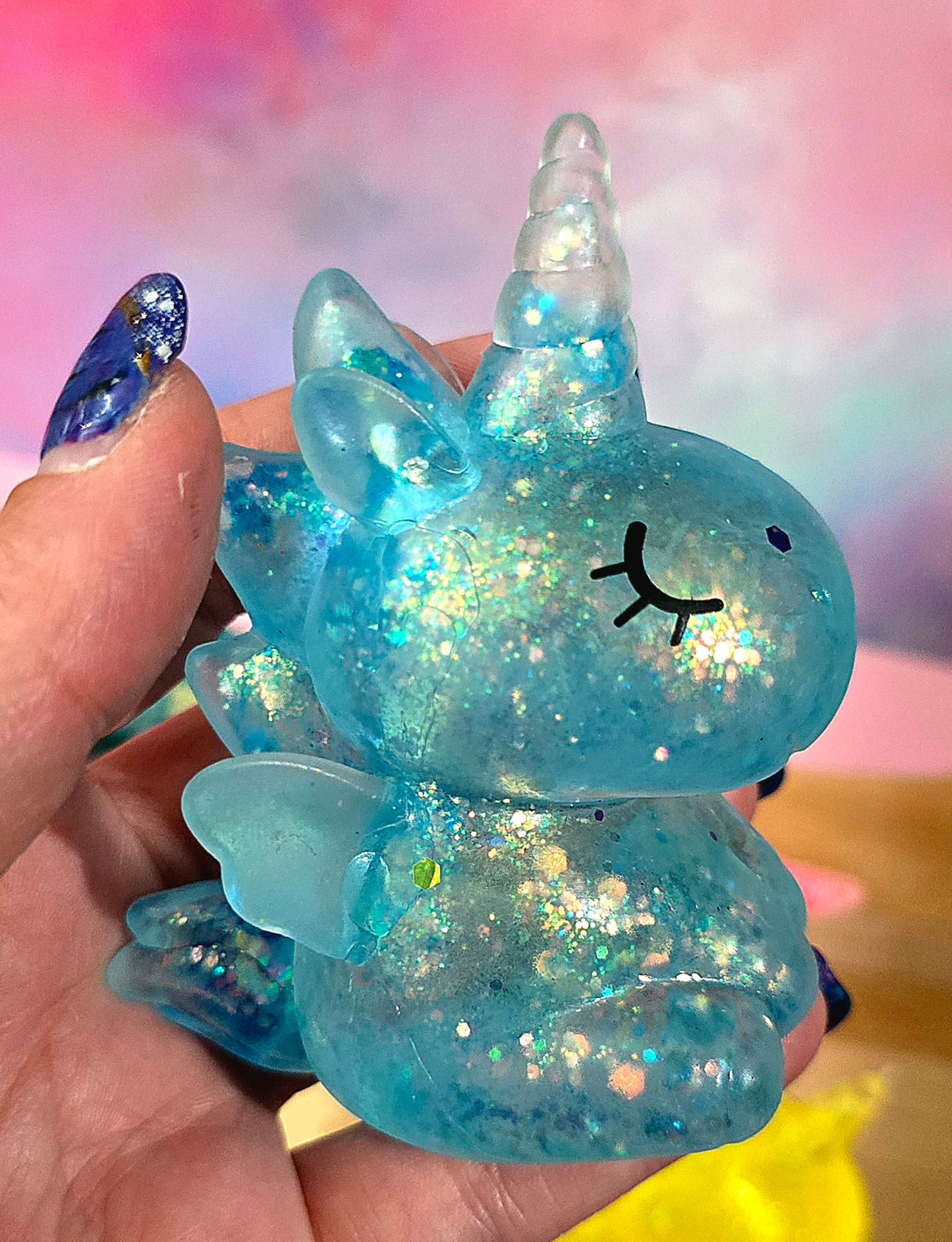 Mystery Unicorn Glitter Maltose Squishy