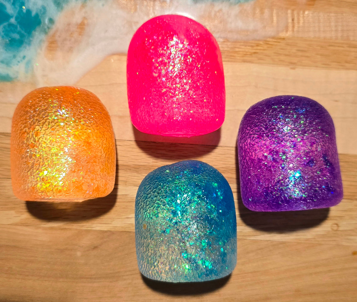 Mystery Glitter Gumdrop Maltose Squishy