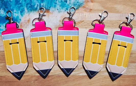 Teacher Pencil Chap Stick Holder