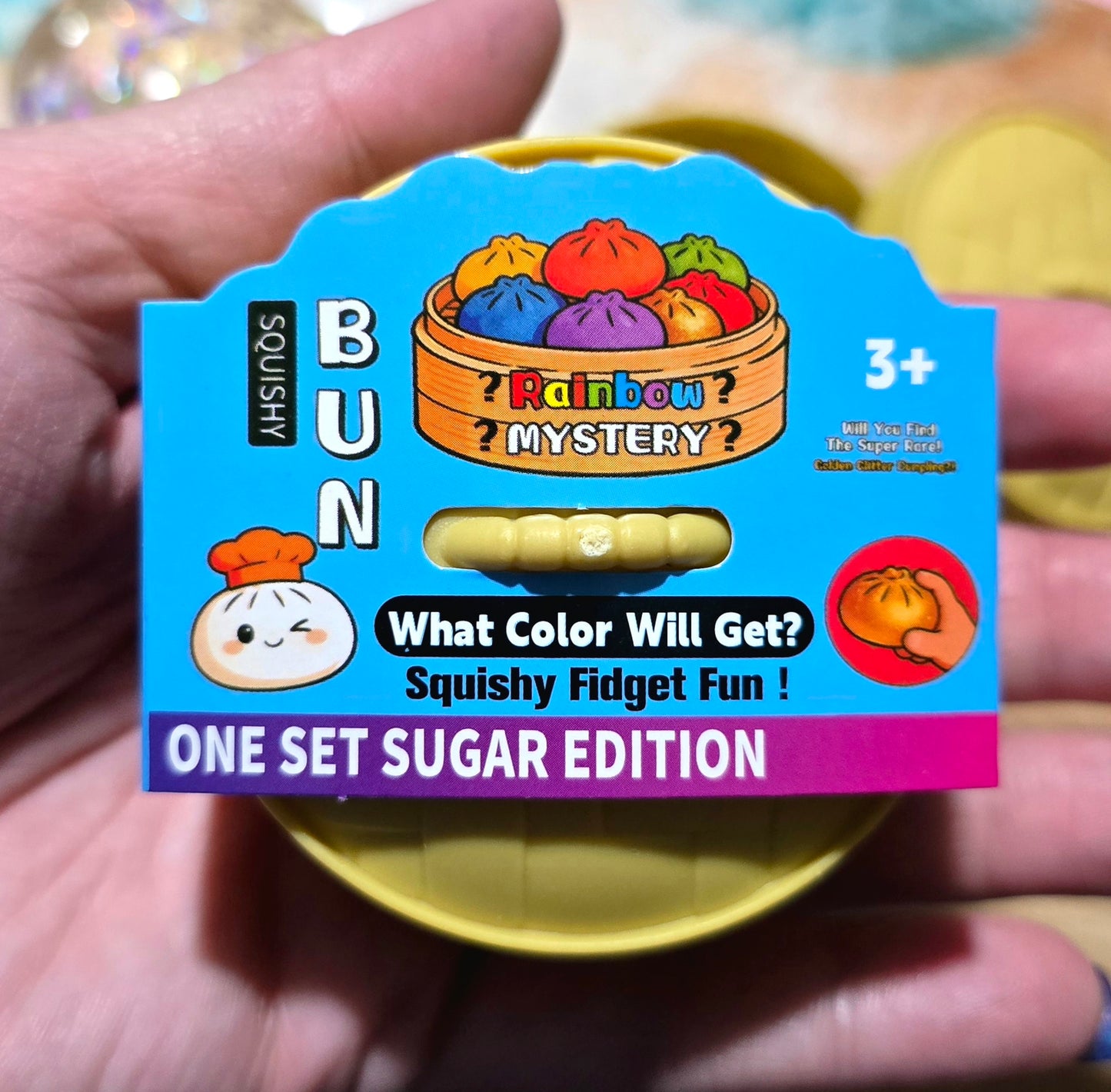 Mystery Mini Fruit Glitter Dumpling Maltose Squishy