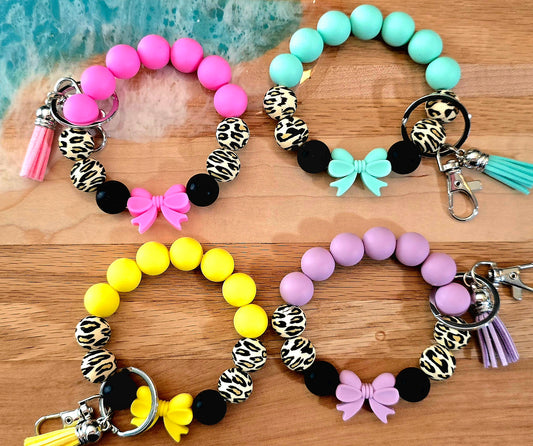 Random Bow Wristlet Keychain