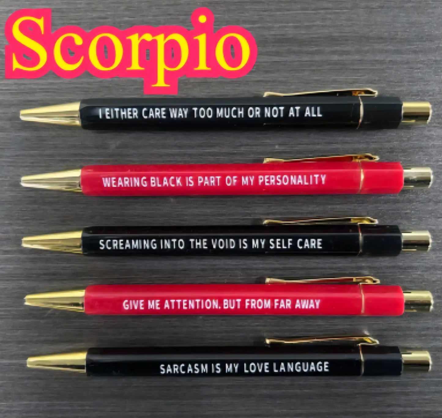 PREORDER Consellation 5 Pack Ball Point Pen Set