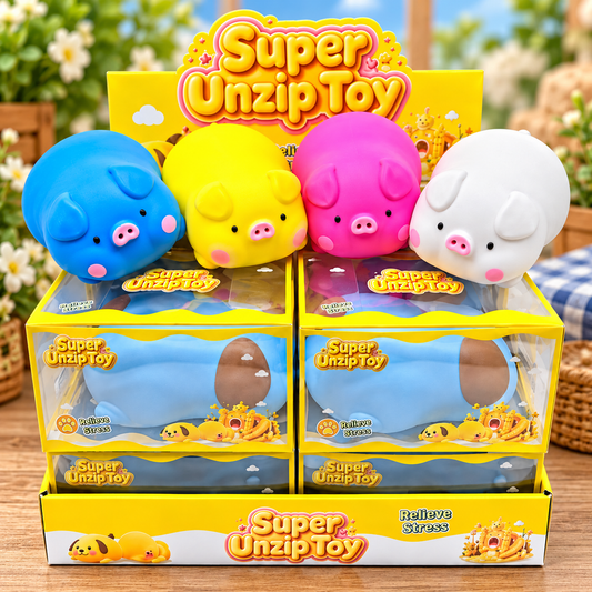 Mystery Jumbo Pig TPR Flour Squishy