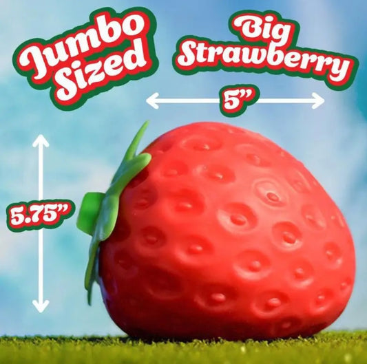 Jumbo Strawberry Flour Squishy