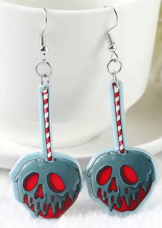 PREORDER Halloween/Christmas Poison Apple Acrylic Dangle Earrings