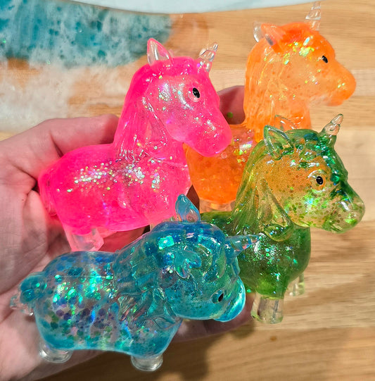 Mystery Unicorn Glitter Maltose Squishy