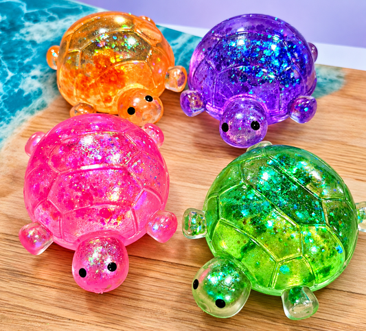 Mystery Glitter Turtle Maltose Squishy