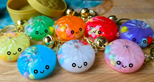 Mystery Dumpling Liquid Acrylic Keychain