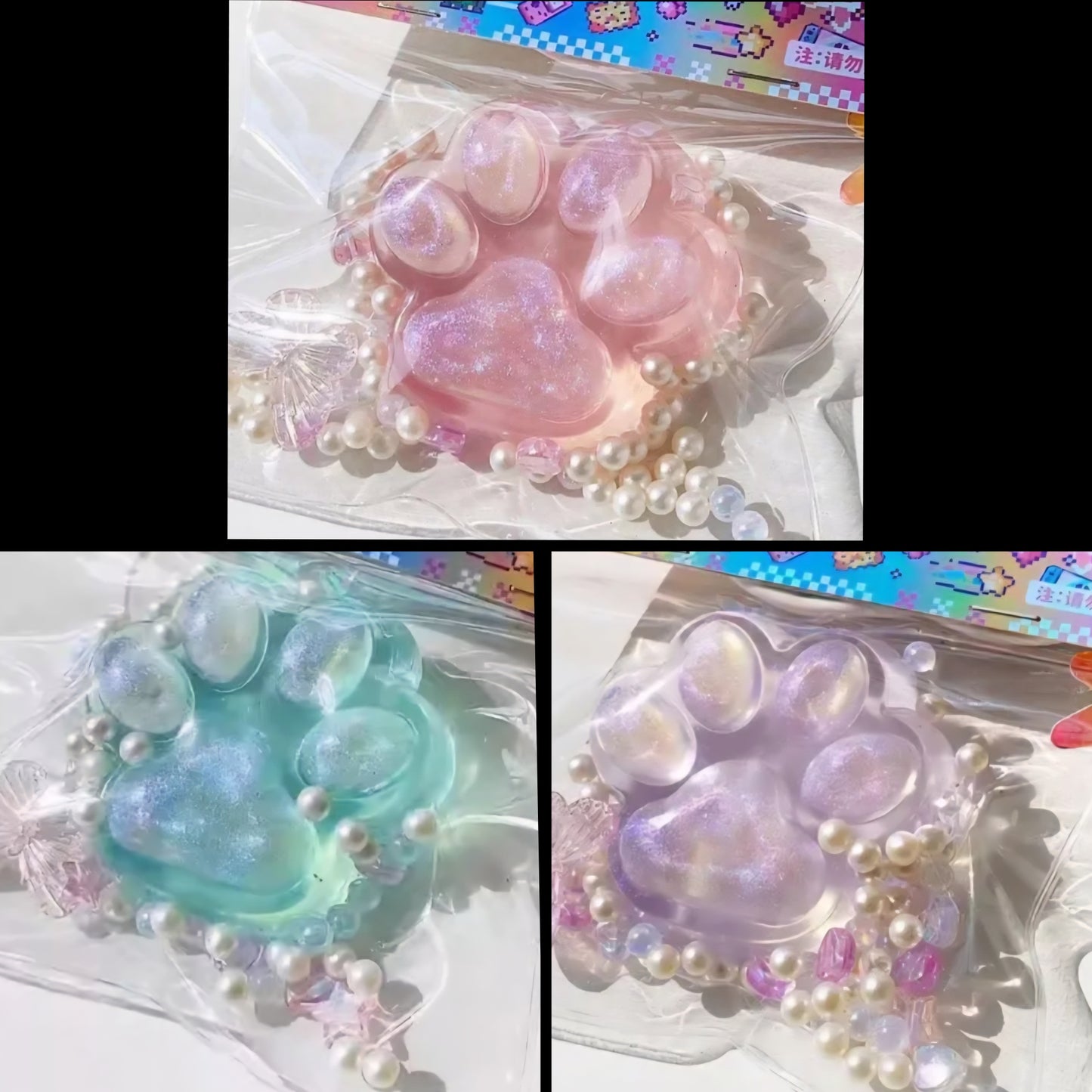 PREORDER Viral Mystery Pearl Cat Paw Taba Squishy