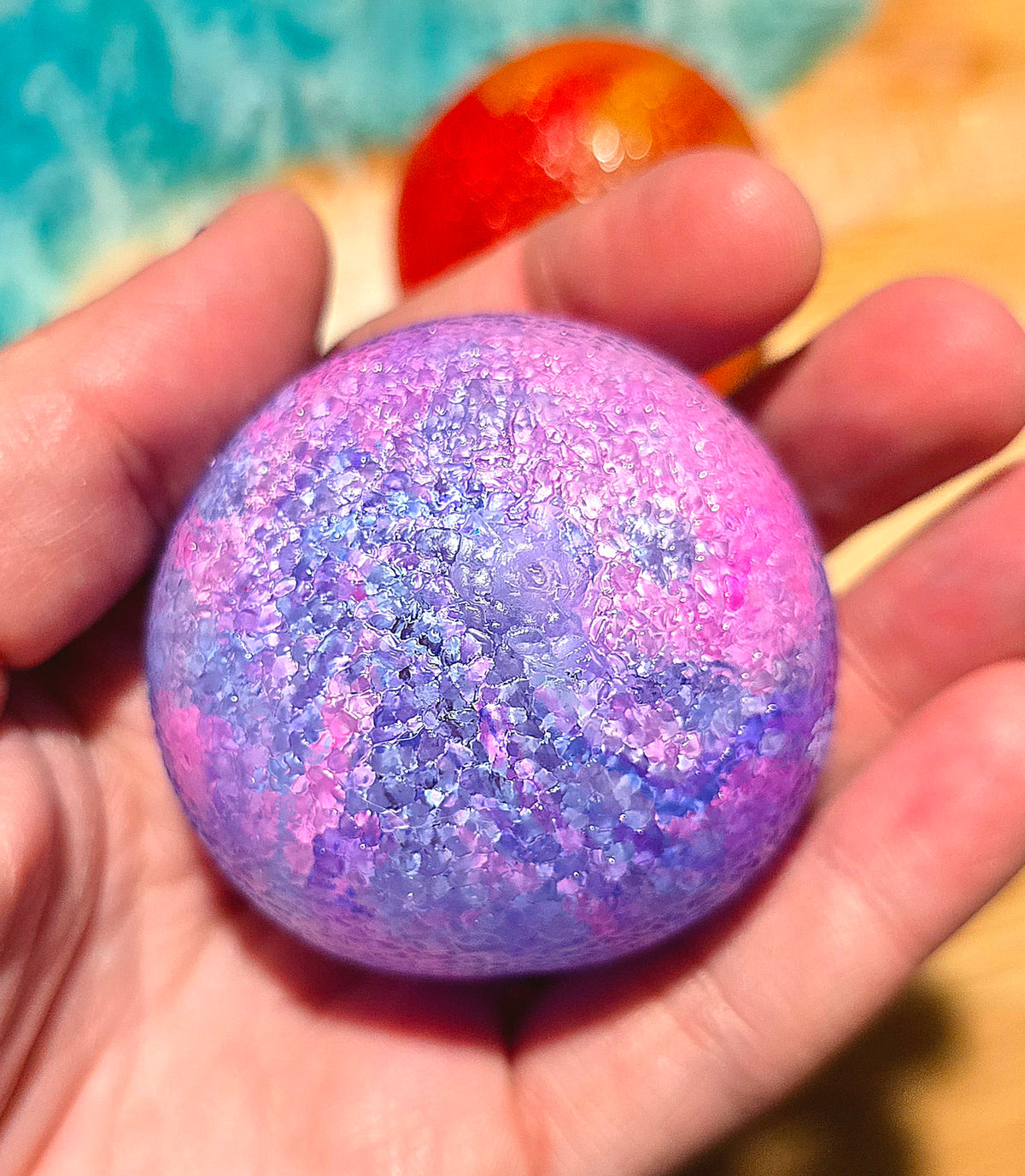 Mystery Textured Swirl Ball Maltose Squishy