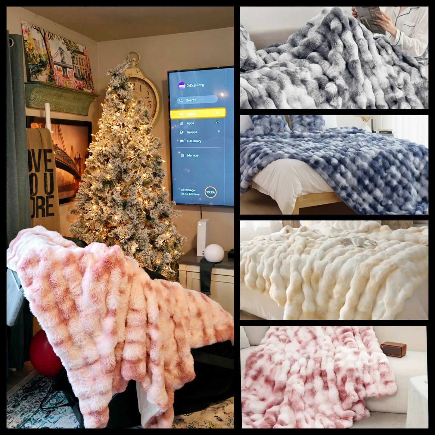 Preorder Mothers Day FAUX Fur 60x70 Blanket