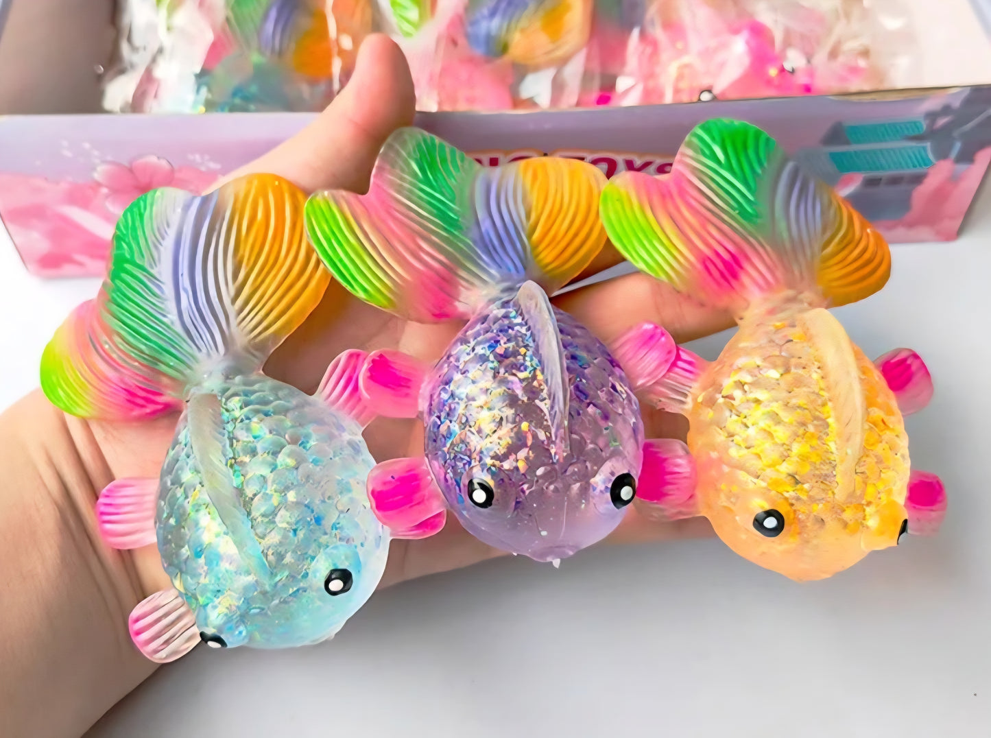 PREORDER Viral Fish Maltose Glitter Squishy
