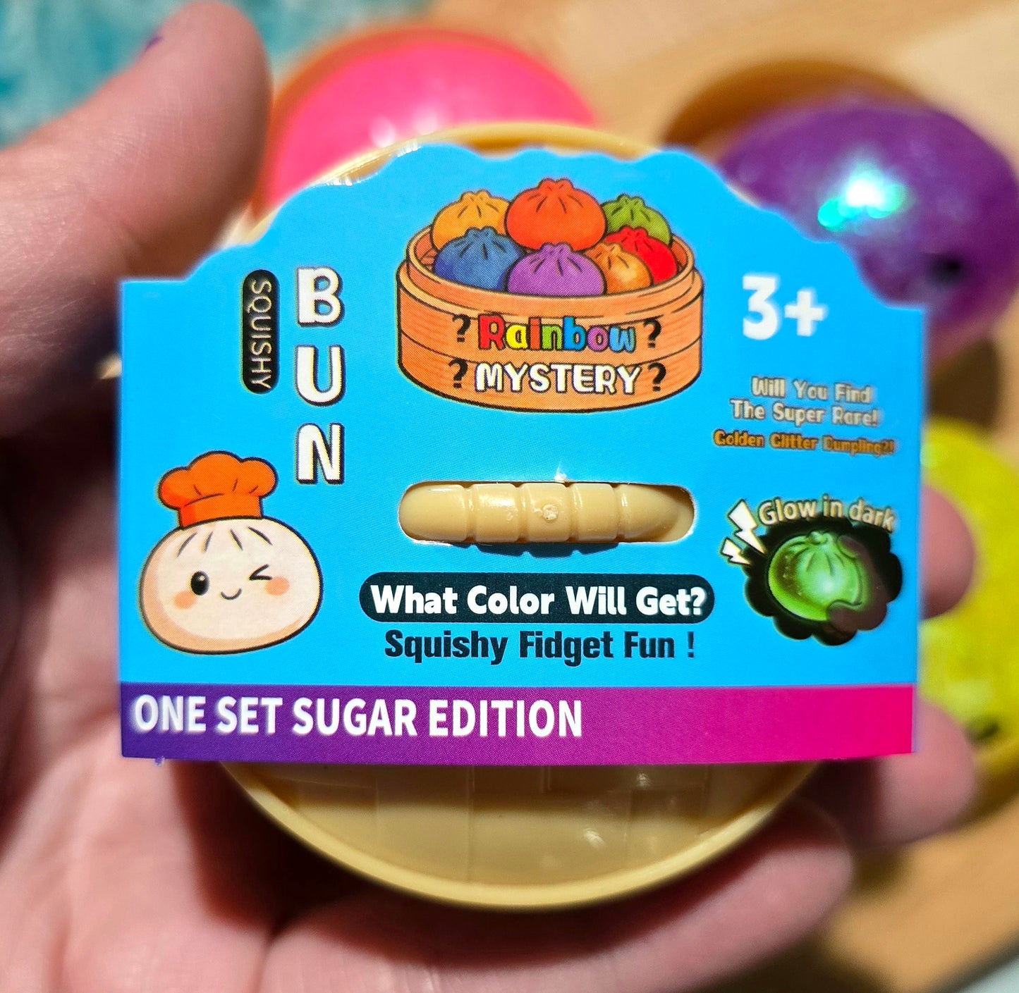 Mystery Glow In The Dark Mini Orbeez Dumpling Squishy
